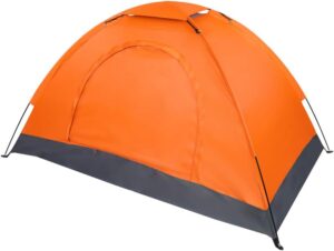 Camping Dome Tent, 1-4 Person Waterproof Windproof Easy Setup Spacious Family Tents with Carry Bag & Rain Fly for Hiking Backpacking Traveling Glamping Beach