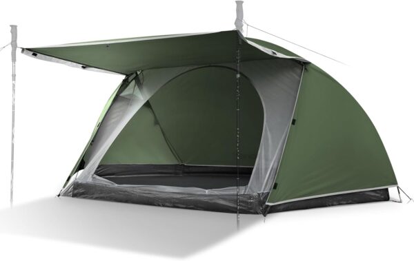 1 Person Tent for Camping, Backpacking Tent with Easy Setup, 3 to 4 Season Camping Tents, Lightweight Outdoor Tent for Hiking Mountain Hunting